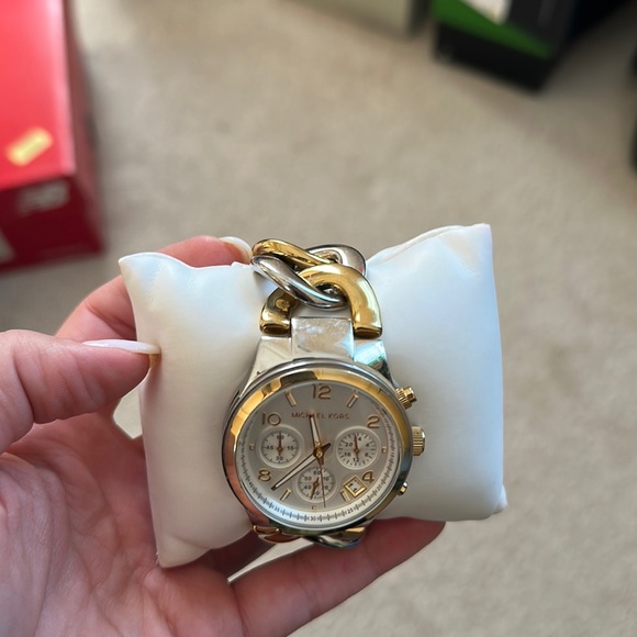 Michael Kors Gold and Silver Watch